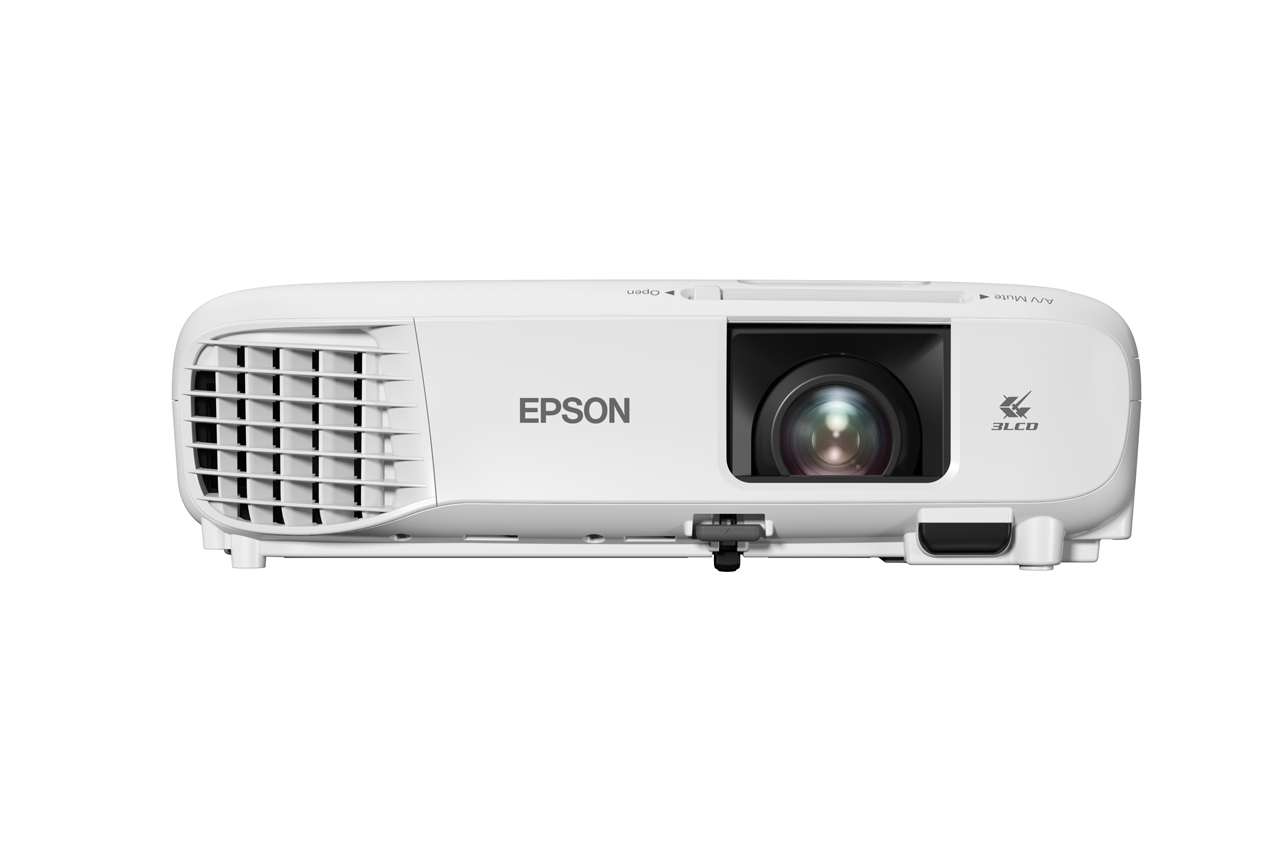 Epson - Proyector 3LCD - W49 - 3800L WXGA 1200x800 - RJ45, HDMIx2, VGAx2, RS232x2, 3,5mm in-out, USB A y B - Bocinas - 2 años