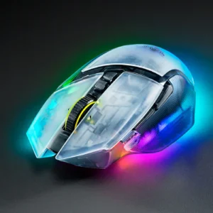 Razer Basilisk - Mouse - Wireless - Phantom Green - V3 Pro 35K - Ergonomic