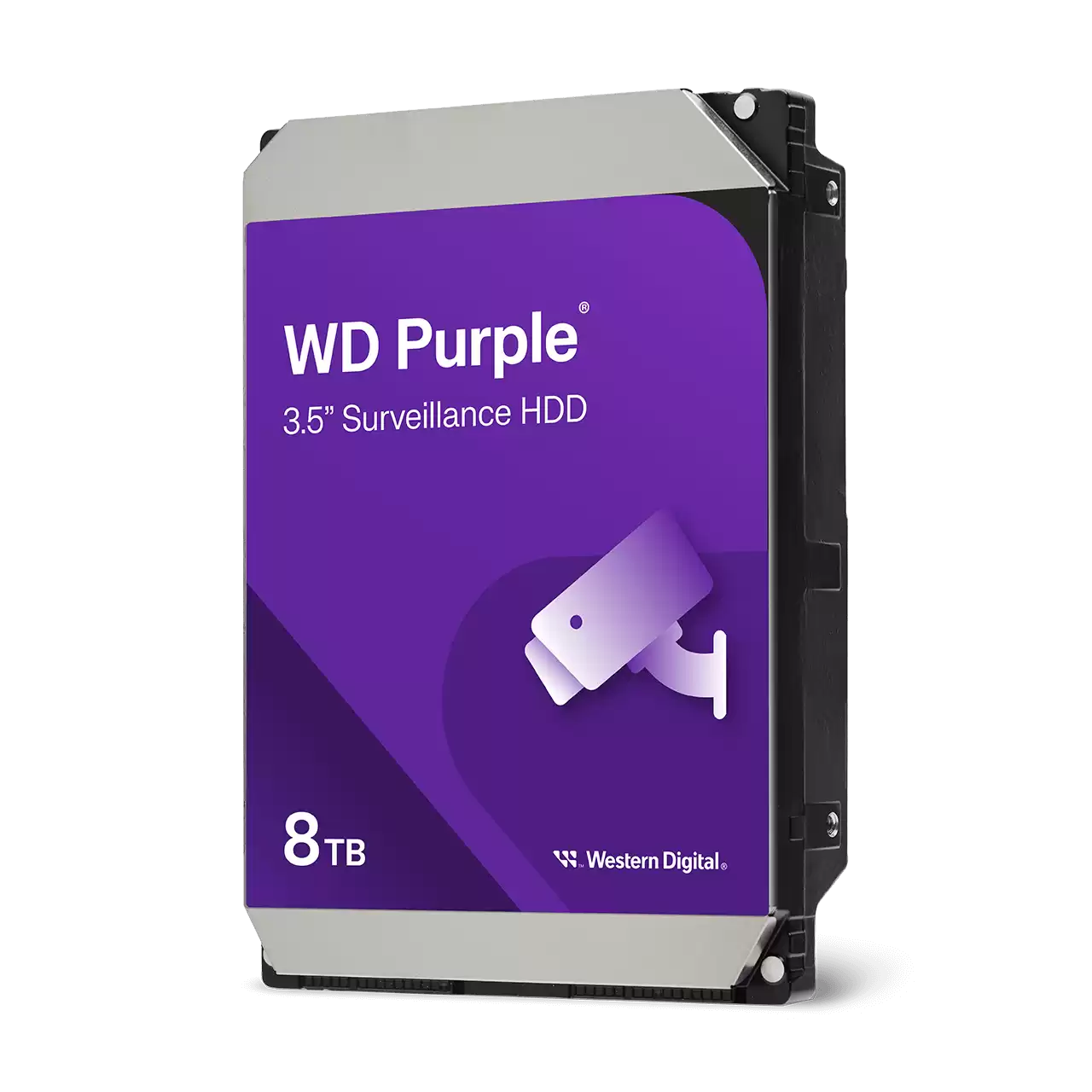 WD Purple WD85PURZ - Disco duro - 8 TB - interno - 3.5" - SATA 6Gb/s - 5640 rpm - búfer: 256 MB