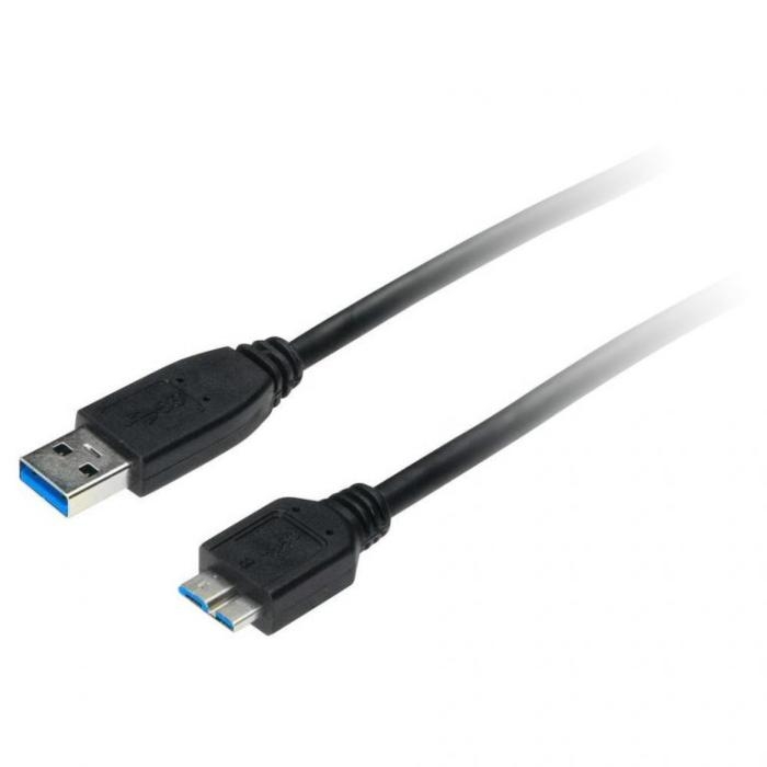 Xtech -   XTC-365 - Data cable - USB  to  Micro USB 3.0 - 91 cm - Black - 3ft for hard drives