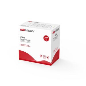 Hikvision - Cable al por mayor - 305 m - 5.8 mm - UTP - CAT 6 - sólido - blanco, RAL 9003