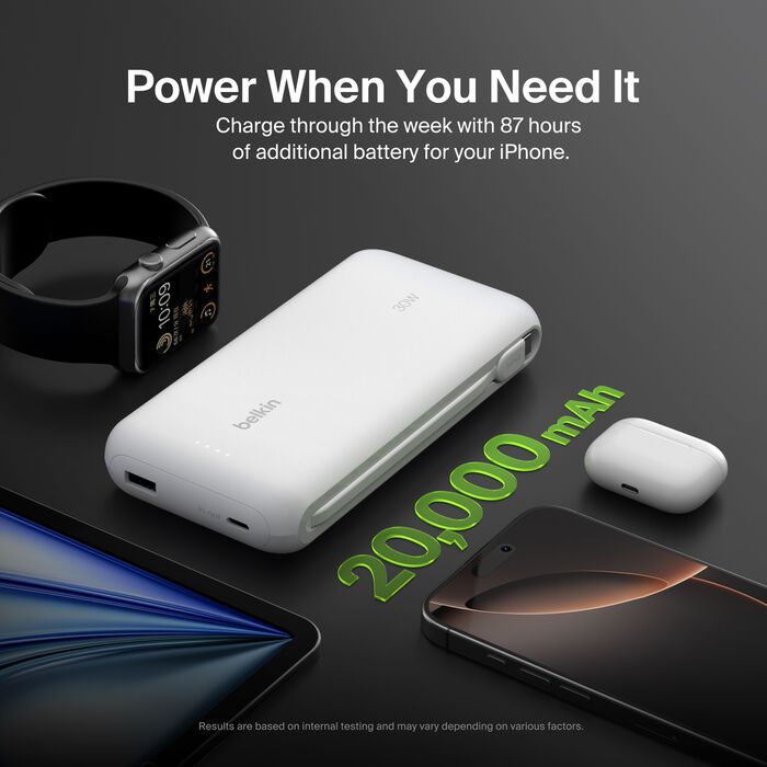 Belkin - Power bank - Lithium - Para iPhone 13