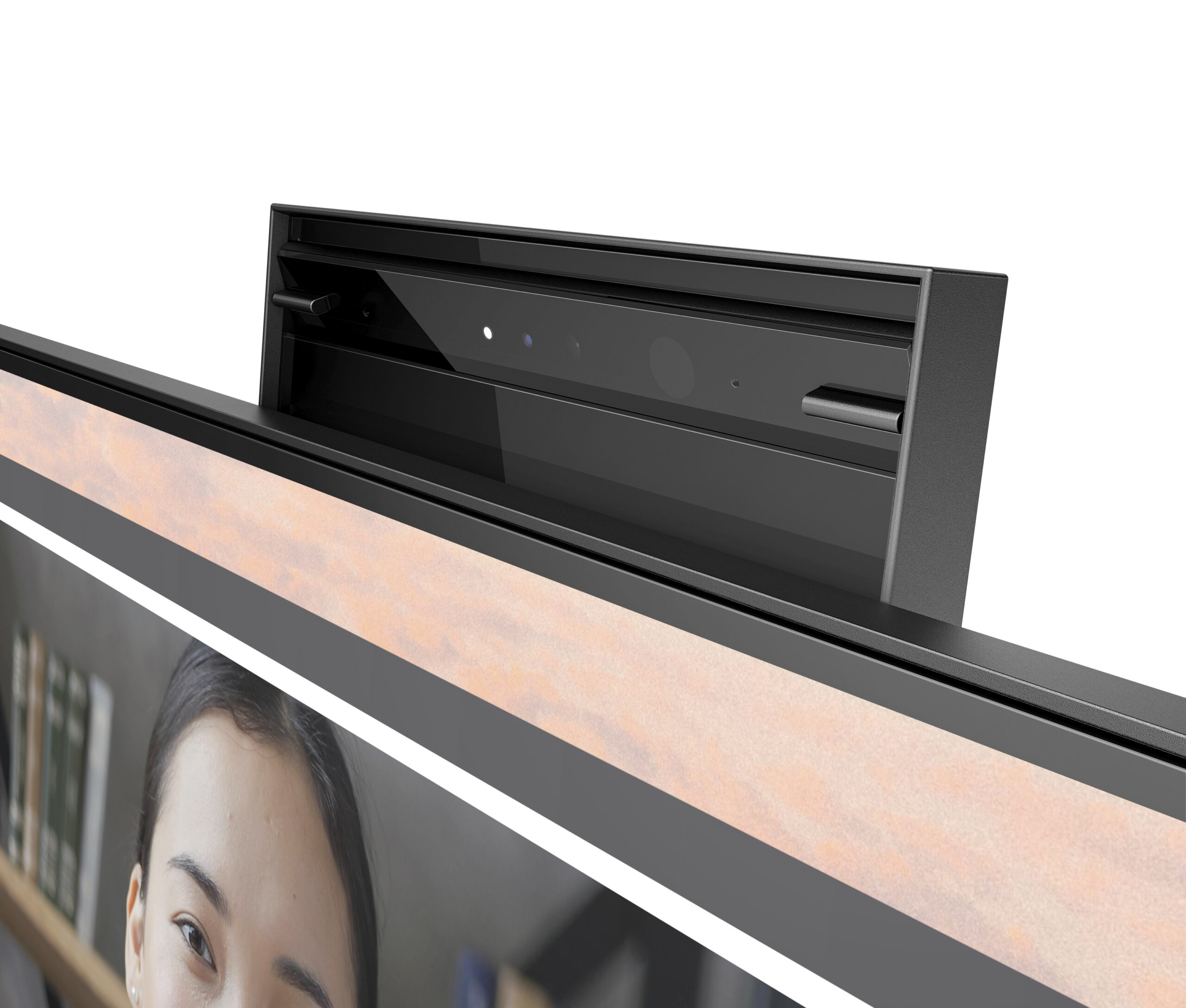 HP E24mv G4 Conferencing Monitor - E-Series - monitor LED - 23.8" - 1920 x 1080 Full HD (1080p) @ 60 Hz - IPS - 250 cd/m² - 1000:1 - 5 ms - HDMI, VGA, DisplayPort - altavoces - plata, cabezal negro