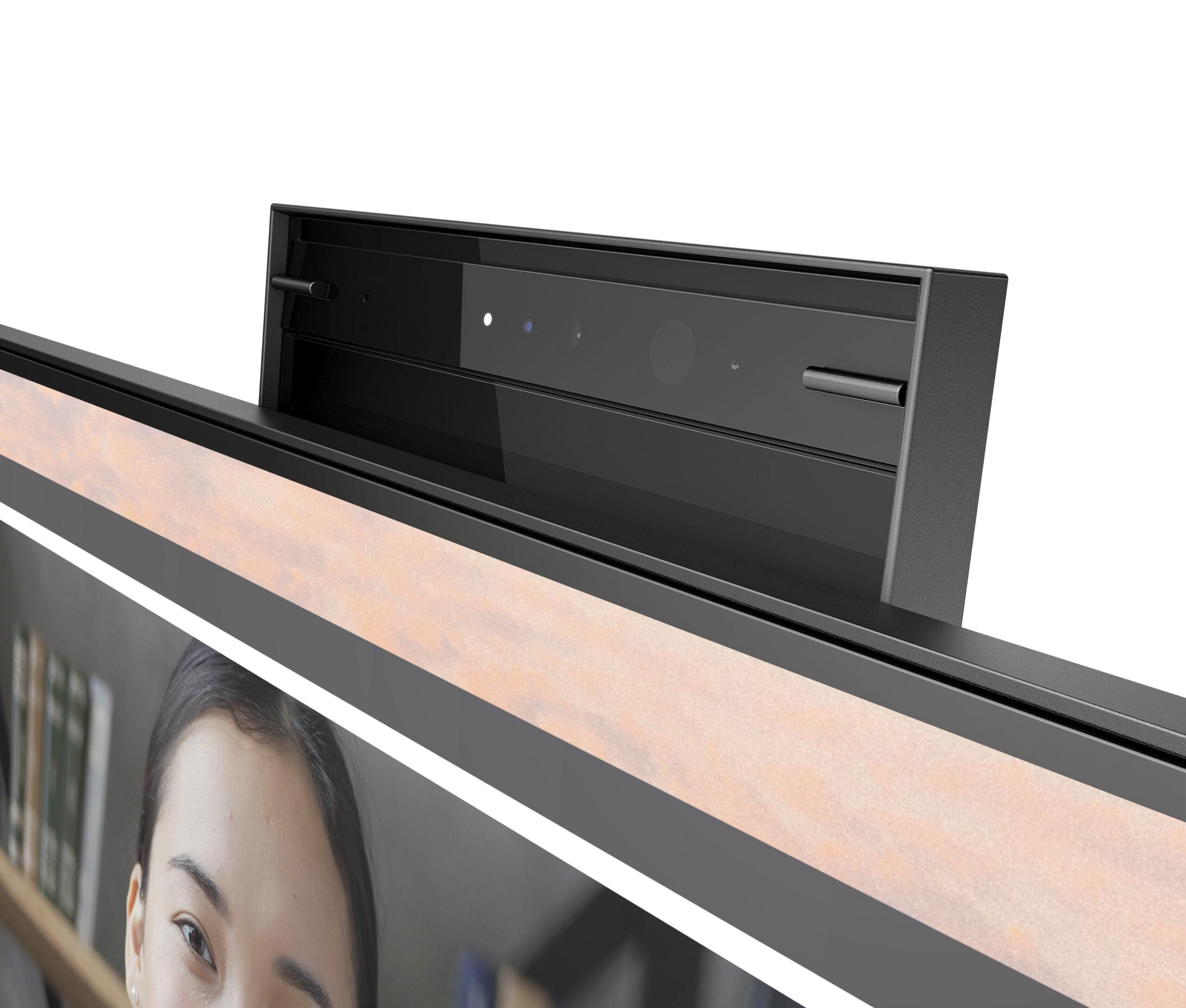 HP E24mv G4 Conferencing Monitor - E-Series - monitor LED - 23.8" - 1920 x 1080 Full HD (1080p) @ 60 Hz - IPS - 250 cd/m² - 1000:1 - 5 ms - HDMI, VGA, DisplayPort - altavoces - plata, cabezal negro