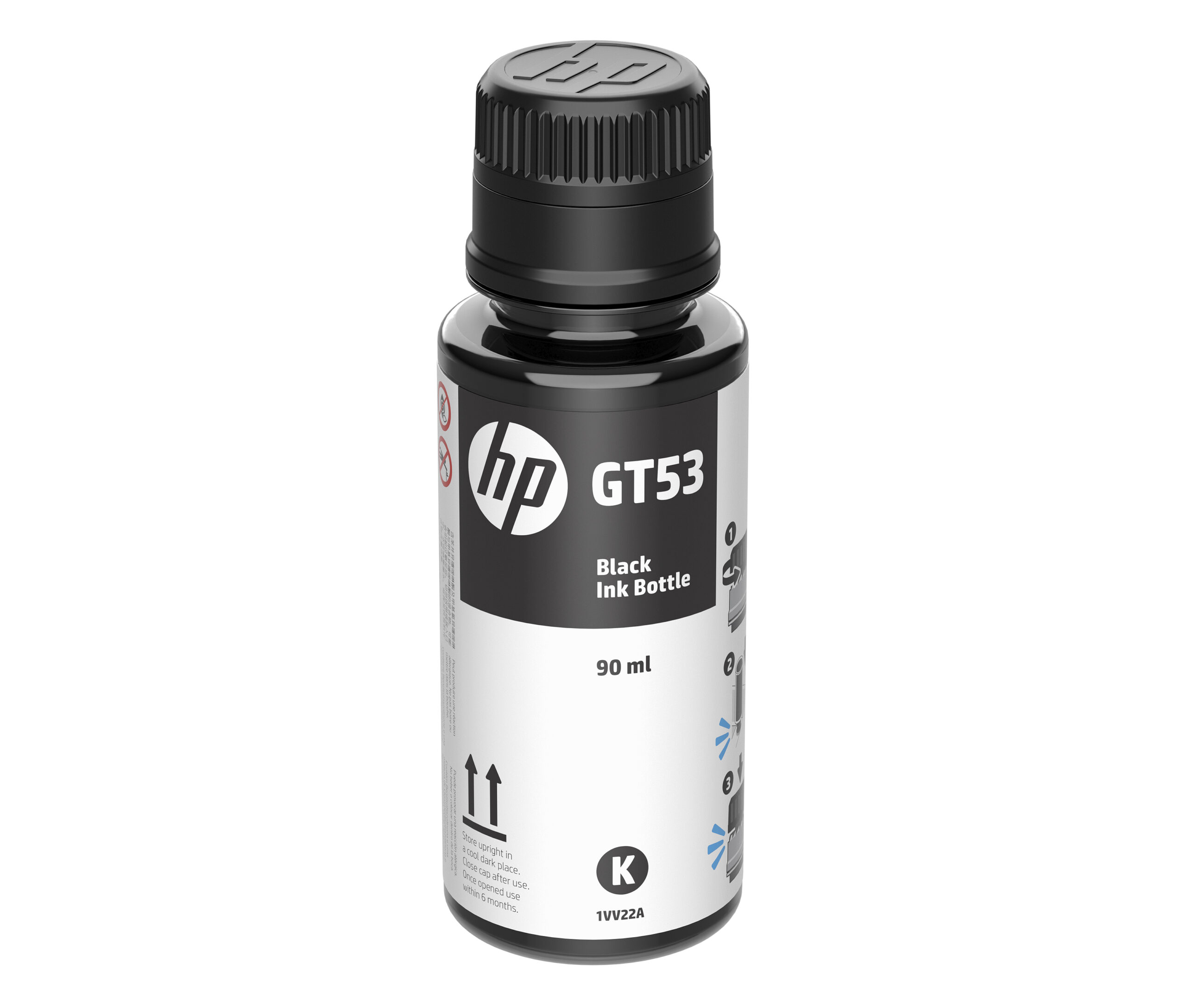HP GT53 90ml Black Ink Bottle