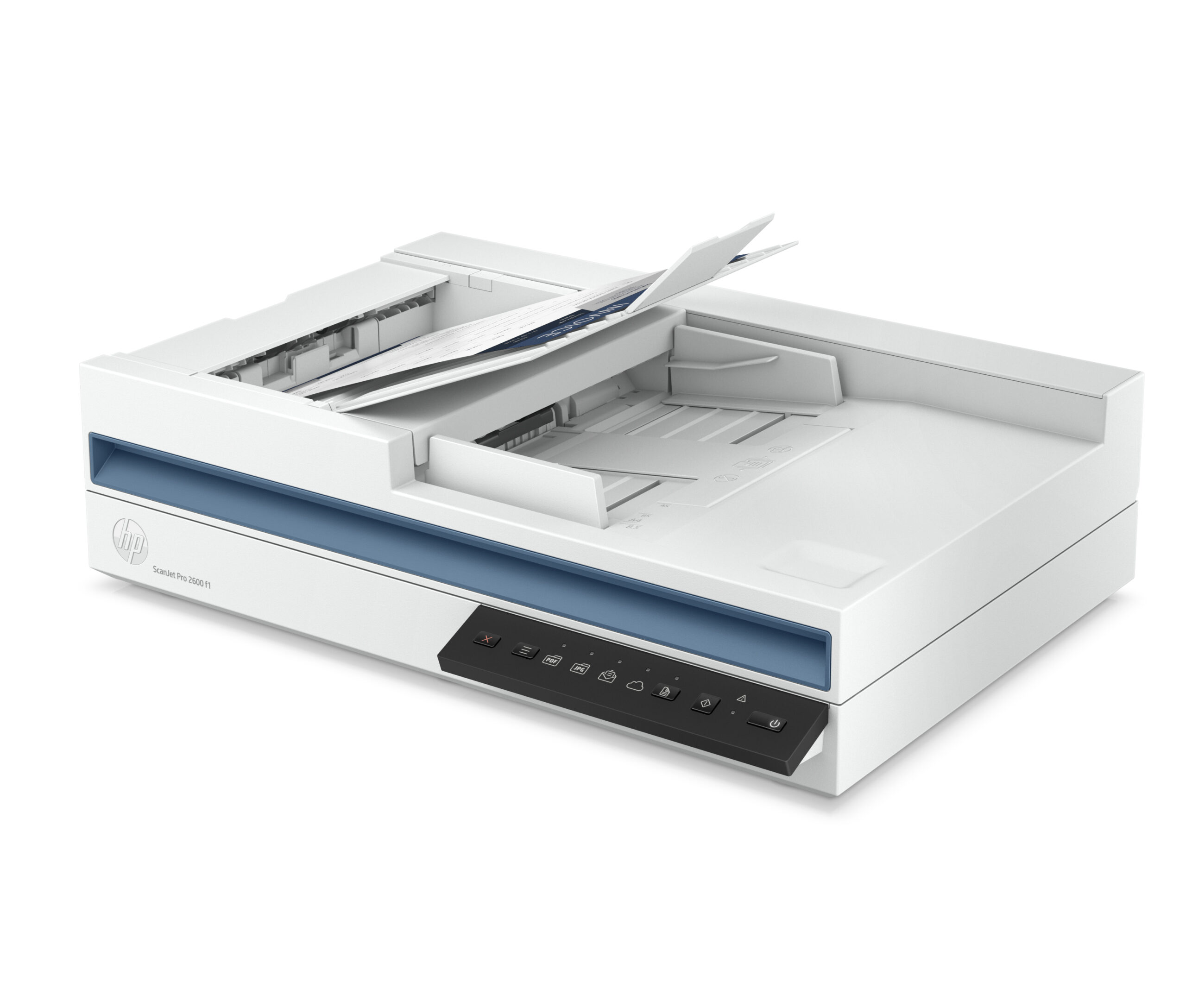 HP Scanjet Pro 2600 f1 - Escáner de documentos - CMOS / CIS - a dos caras - A4/Legal - 1200 ppp x 1200 ppp - hasta 25 ppm (mono) / hasta 25 ppm (color) - Alimentador automático de documentos (ADF) (60 hojas) - hasta 1500 exploraciones por día - USB 2.0