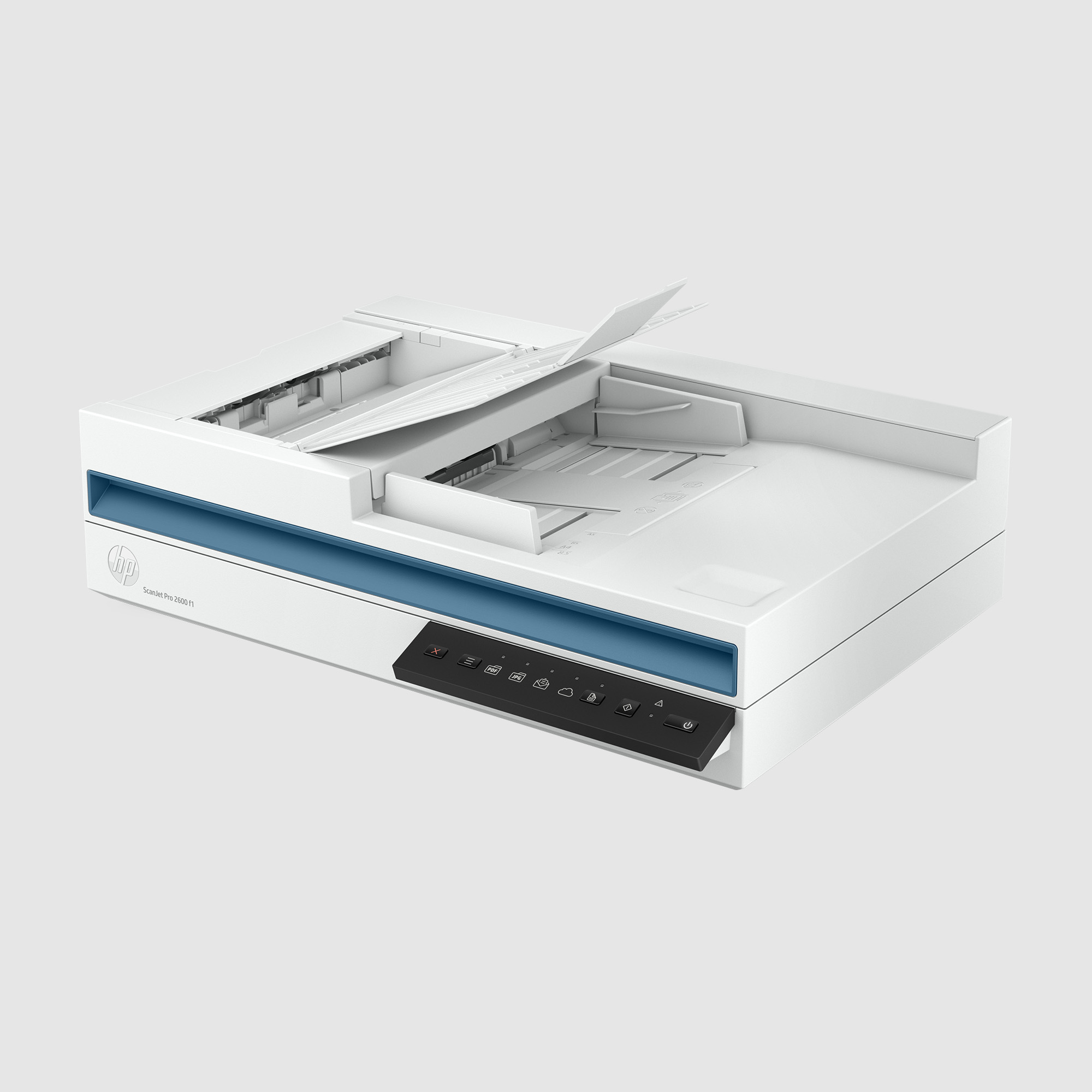 HP Scanjet Pro 2600 f1 - Escáner de documentos - CMOS / CIS - a dos caras - A4/Legal - 1200 ppp x 1200 ppp - hasta 25 ppm (mono) / hasta 25 ppm (color) - Alimentador automático de documentos (ADF) (60 hojas) - hasta 1500 exploraciones por día - USB 2.0