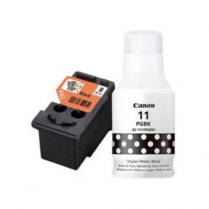 BH-10 & GI-11 PGBK Cabezal Negro & Botella Tinta Negra GI-11