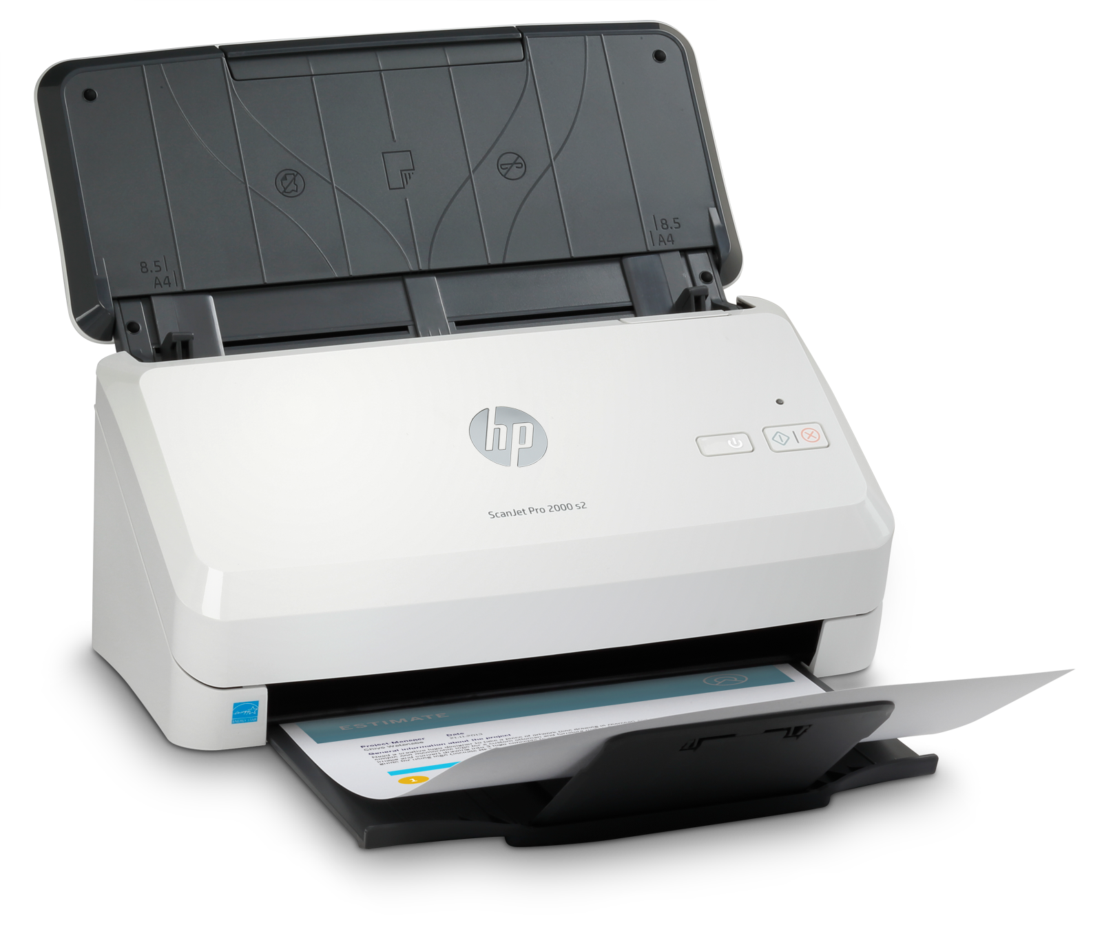 HP Scanjet Pro 2000 s2 Sheet-feed - Escáner de documentos - CMOS / CIS - a dos caras - 216 x 3100 mm - 600 ppp x 600 ppp - hasta 35 ppm (mono) - Alimentador automático de documentos (ADF) (50 hojas) - hasta 3500 exploraciones por día - USB 3.0