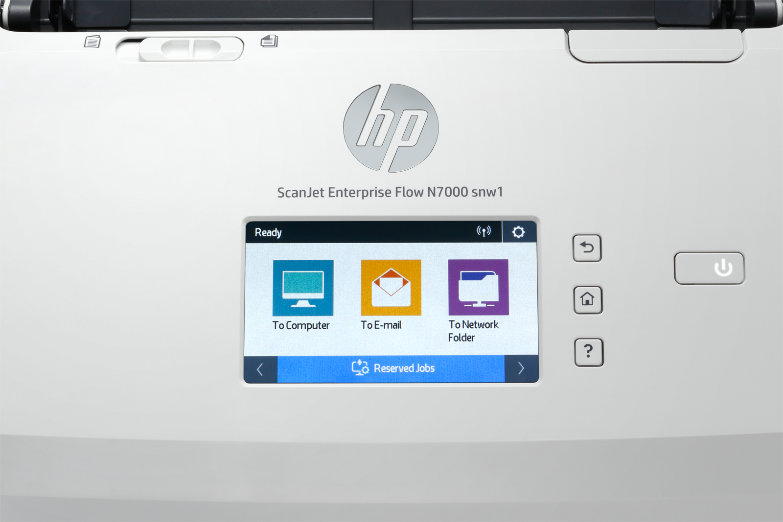 HP ScanJet Enterprise Flow N7000 snw1 - Escáner de documentos - CMOS / CIS - a dos caras - 216 x 3100 mm - 600 ppp x 600 ppp - hasta 75 ppm (mono) / hasta 75 ppm (color) - Alimentador automático de documentos (ADF) (80 hojas) - hasta 7500 exploraciones por día - USB 3.0, LAN, Wi-Fi(n)
