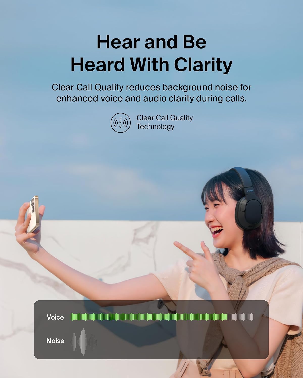 Belkin - Headphones - SoundForm Surround Wireless Ov
