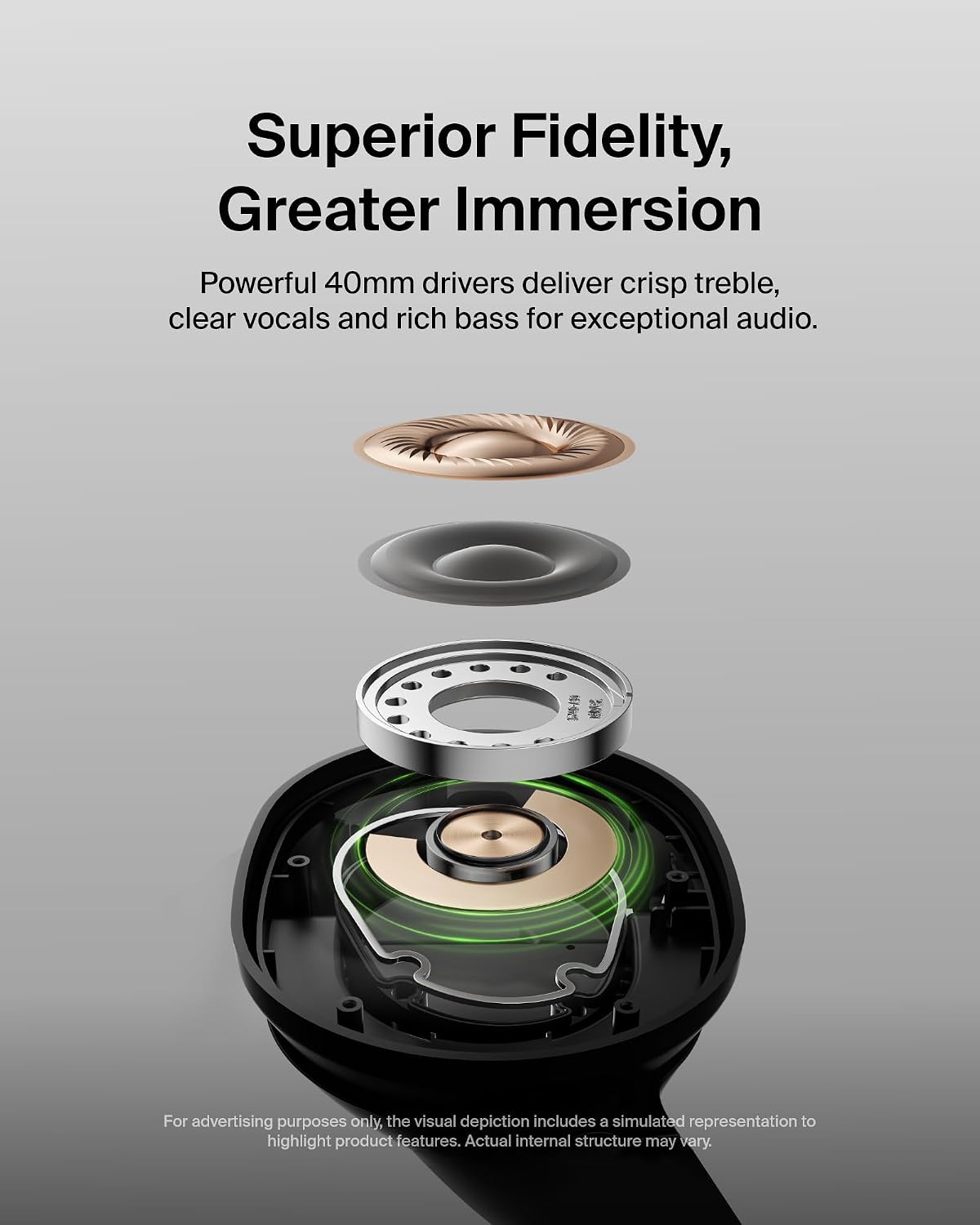 Belkin - Headphones - SoundForm Surround Wireless Ov