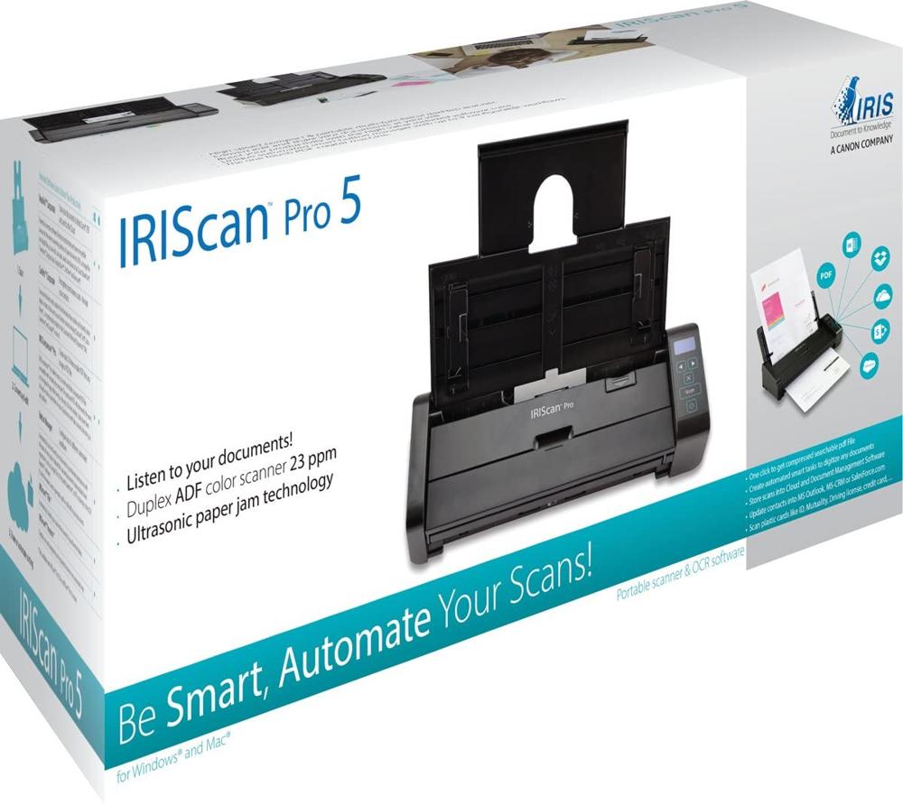 Scanner IRIScan Pro5 con ADF 23 PPM Dúplex