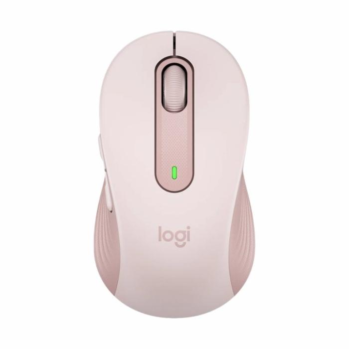 Logitech Signature M650 - Ratón - manos pequeñas - diestro y zurdo - inalámbrico - 2.4 GHz, Bluetooth - receptor de USB Logitech Logi Bolt - rosa