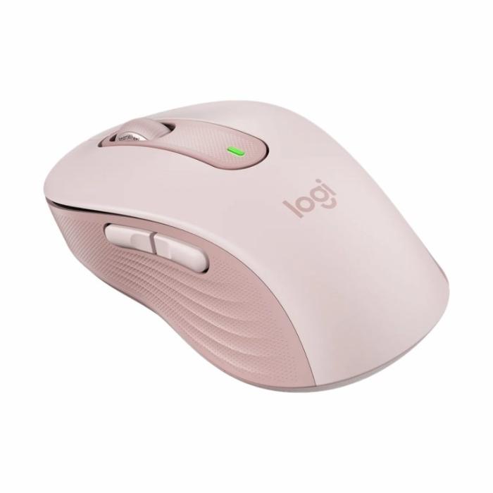 Logitech Signature M650 - Ratón - manos pequeñas - diestro y zurdo - inalámbrico - 2.4 GHz, Bluetooth - receptor de USB Logitech Logi Bolt - rosa