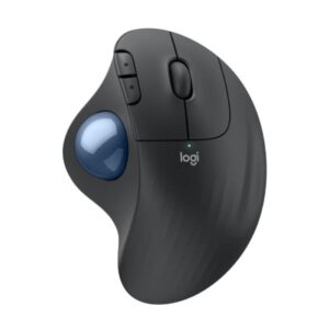 Logitech Ergo M575S Series - Mouse - Graphite+Blue Ball Bt