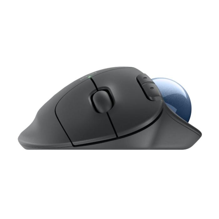 Logitech Ergo M575S Series - Mouse - Graphite+Blue Ball Bt