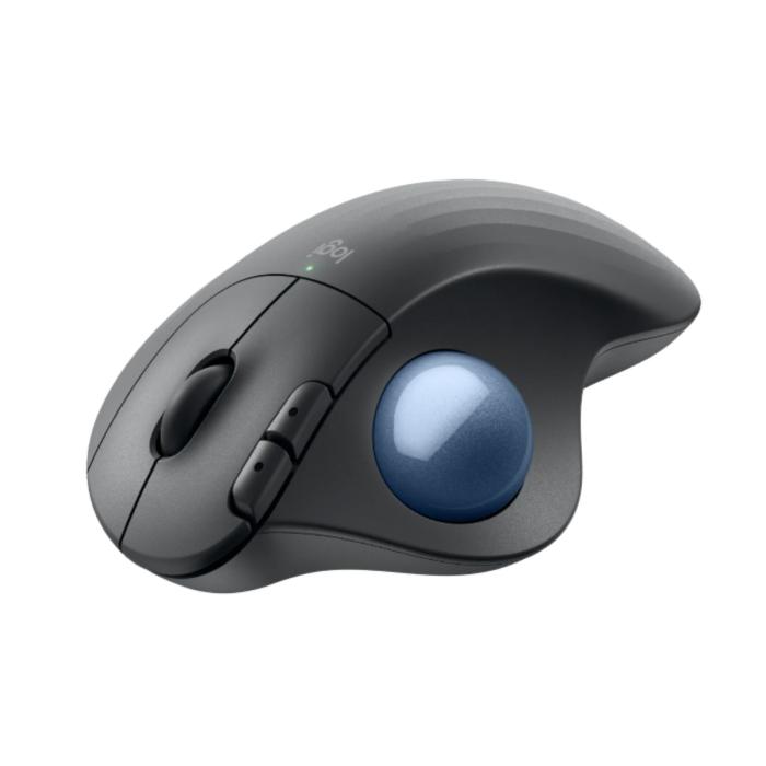 Logitech Ergo M575S Series - Mouse - Graphite+Blue Ball Bt