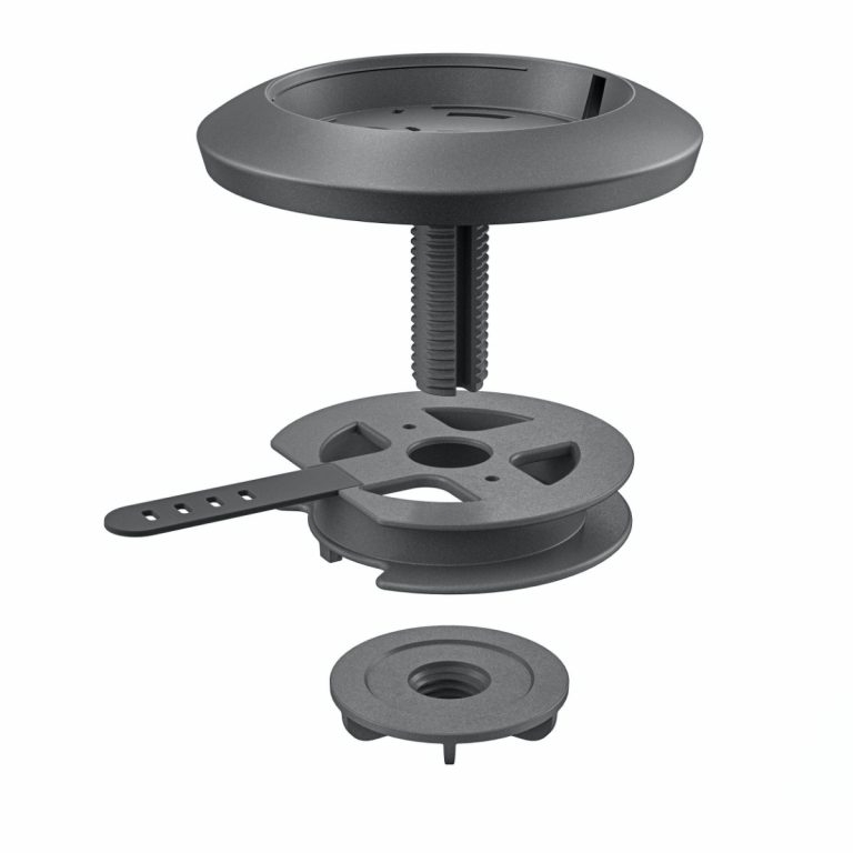 Logitech Rally Mic Pod Mount - Soporte de micrófono para escritorio - negro mate - para Logitech Rally, Rally Plus