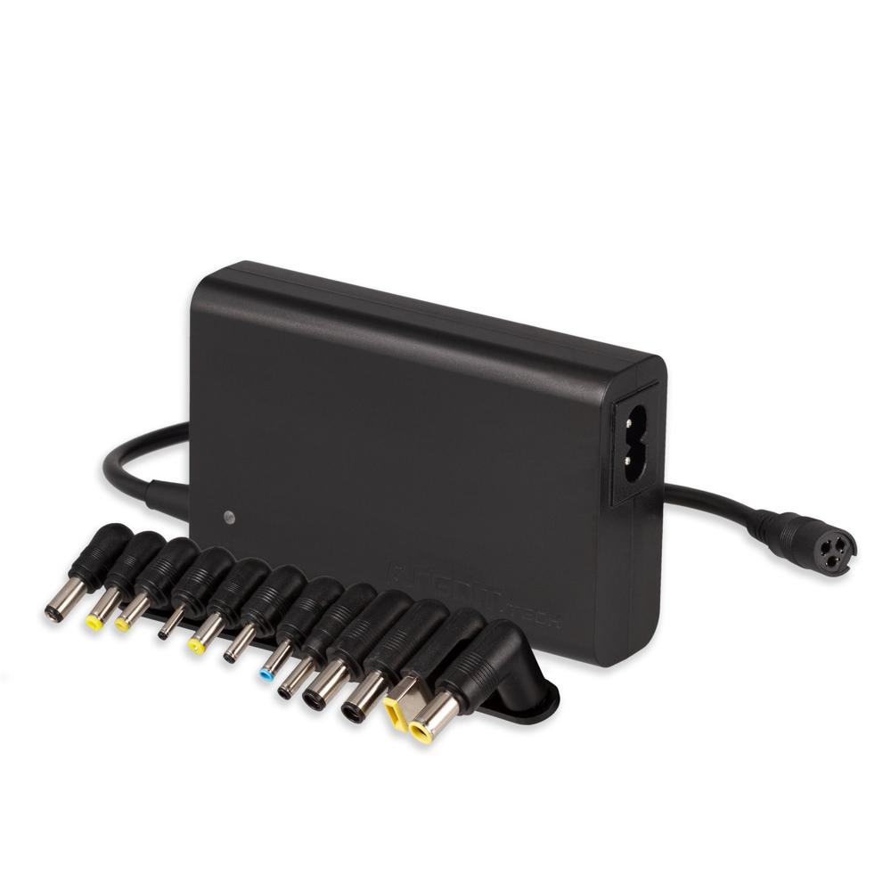 Cargador Universal Notebook AC Adapter 90W -USB Port-AUTO SENSING -12 TIPS