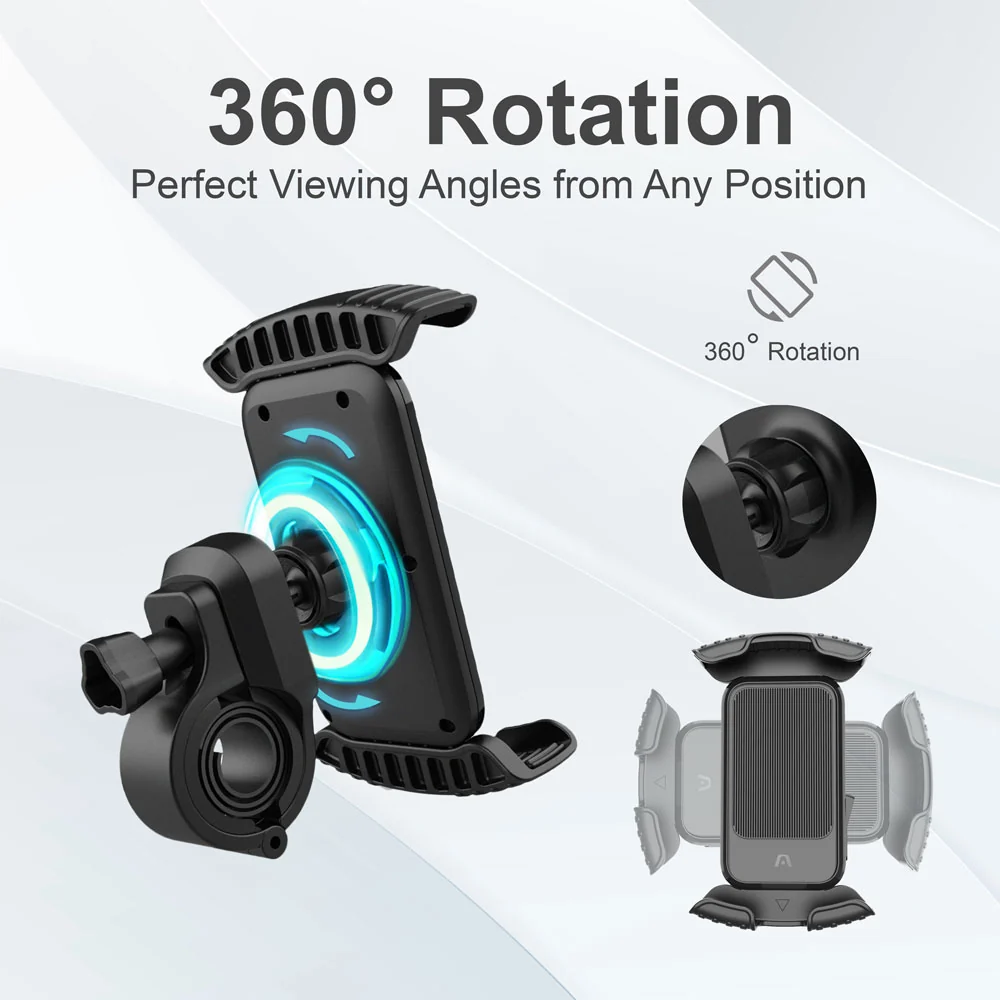 ARGOM - SOPORTE DE TELEFONO PARA BICICLETA O MOTOCICLETA