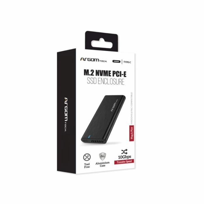 Caja para SSD M.2 NVME PCI-E con TYPE-C