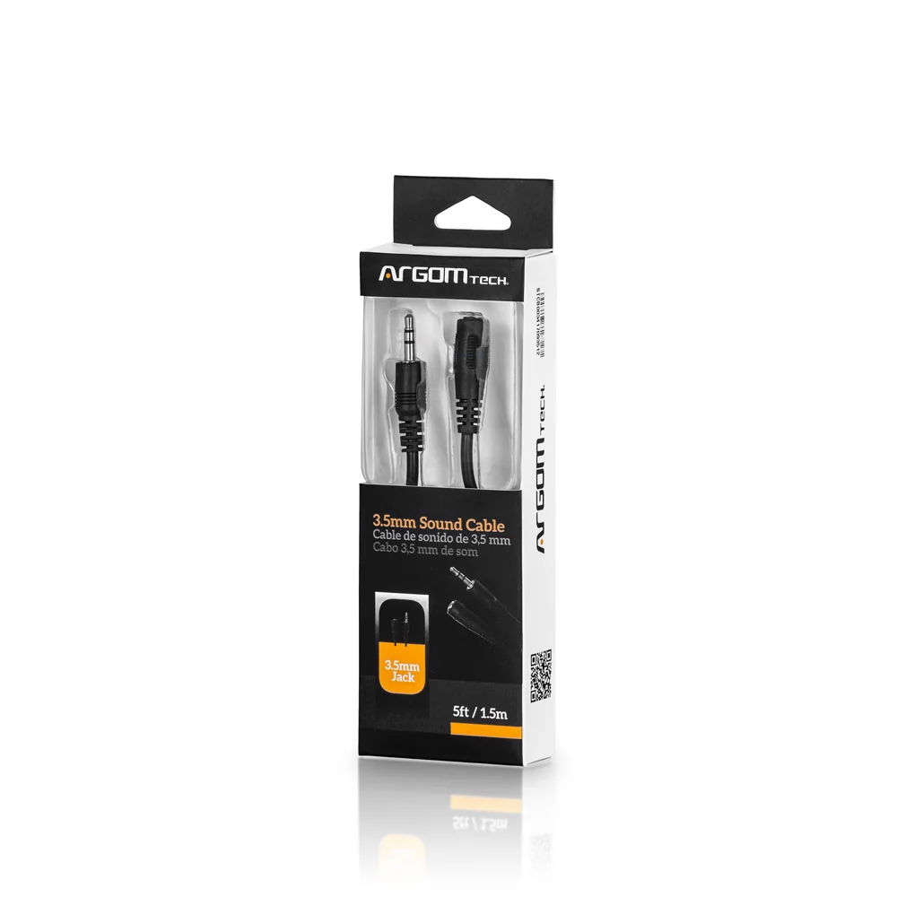 "3.5mm Sound/Mic Extension Cable M/F - 5 ftCable Audio/Mic 3.5mm M/F - 1.5 m"