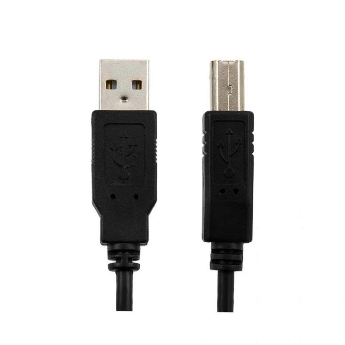 Cable Impresora USB 2.0 AM/BM -  3 metros / 10pies