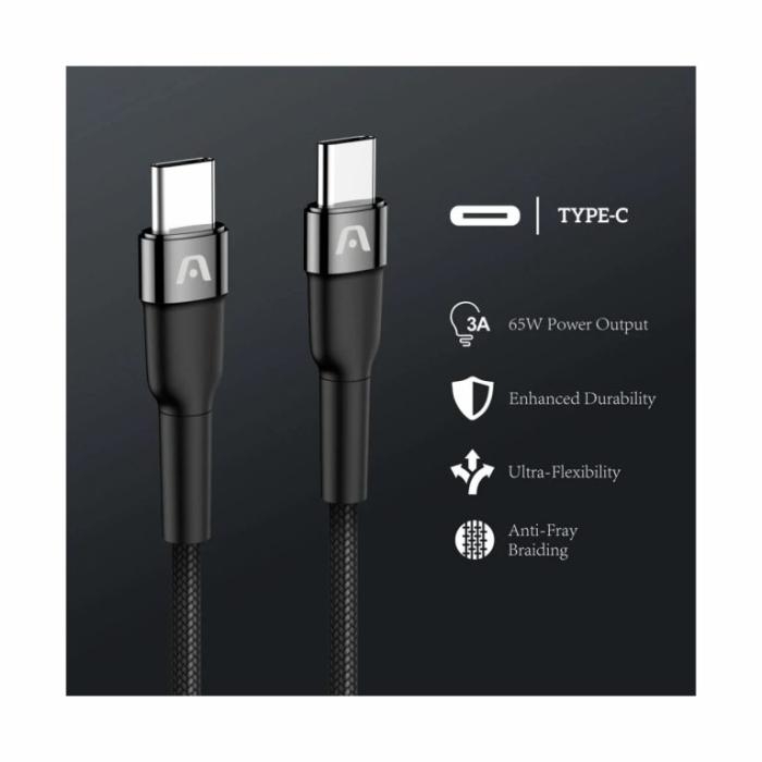 CABLE TIPO-C A TIPO C CARGA RAPIDA 65W DURAFORM