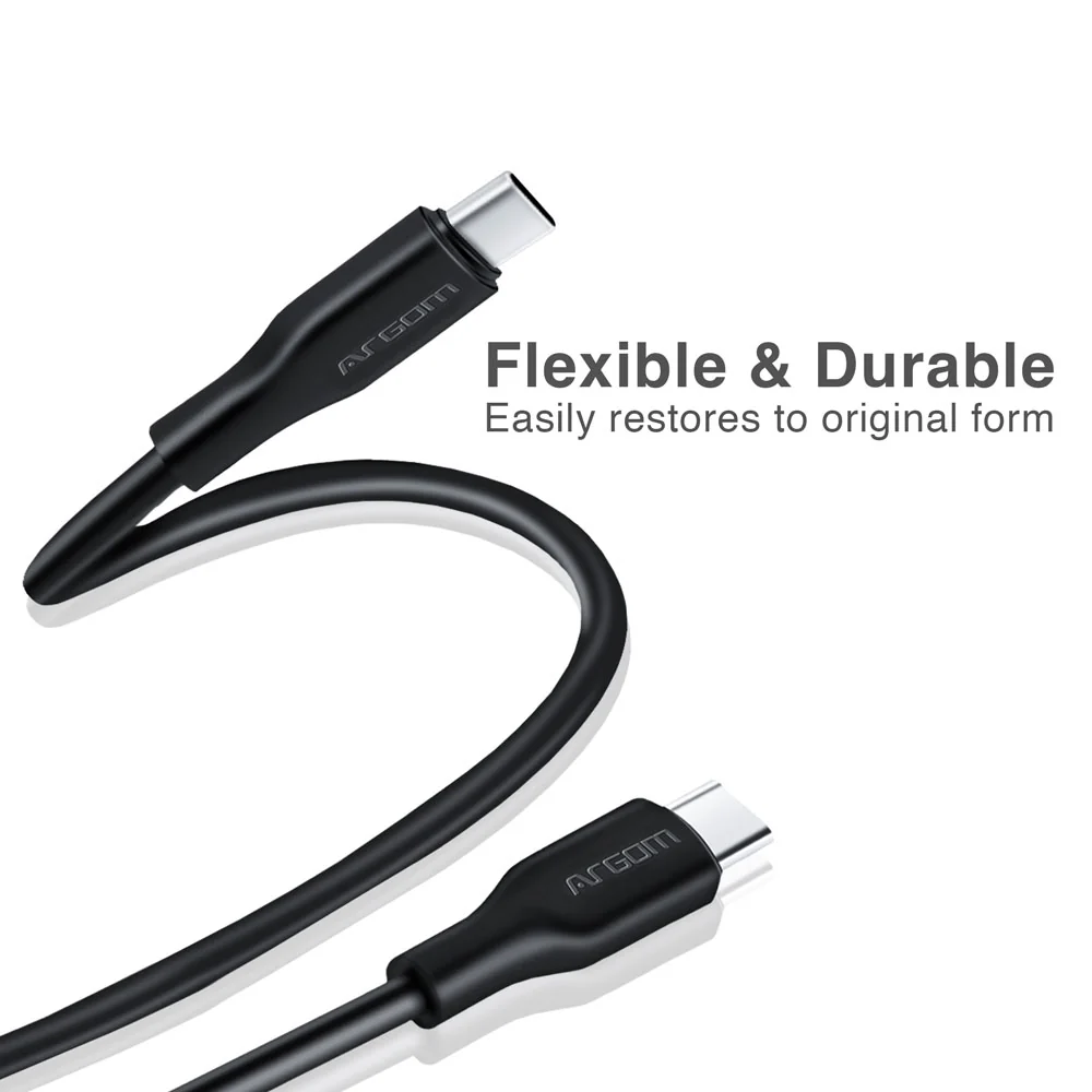 CABLE DE SILICONA TIPO C A TIPO C DE 65 W DE 6 PIES/1,8 M - DURA FLEX