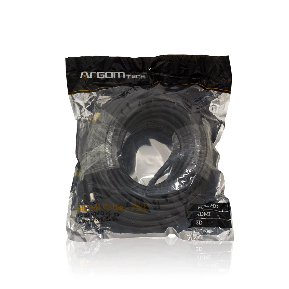 CABLE ARGOM HDMI MALE TO HDMI MALE 75FT/22.5M