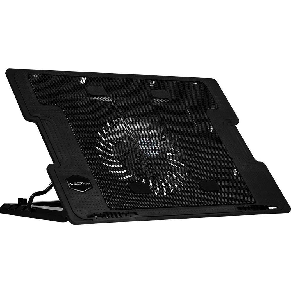 Base Ajustable para Portátil con 1 Ventilador LED