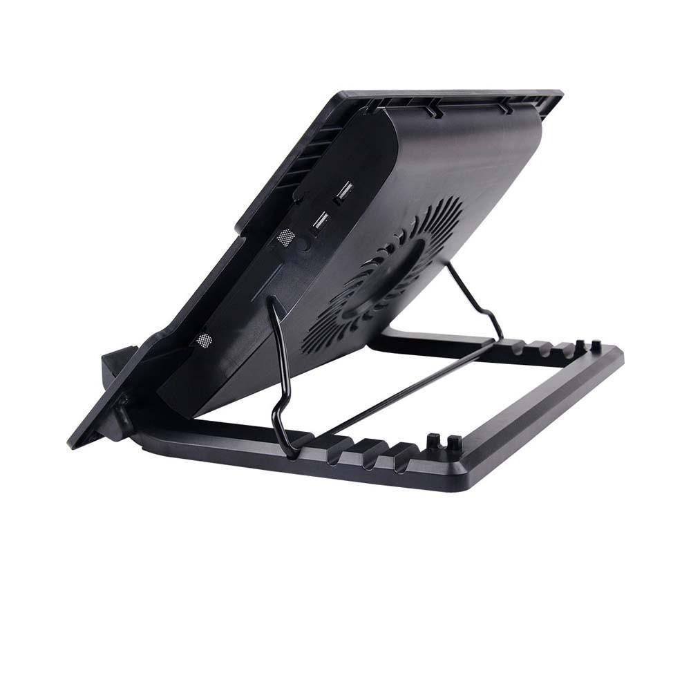 Base Ajustable para Portátil con 1 Ventilador LED