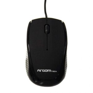 Mouse USB 800 dpi Black Ratón Óptico 3D con Conector USB 800 dpi Negro
