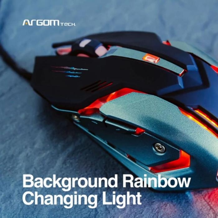GAMING MOUSE COMBAT ARGOM USB BLACK