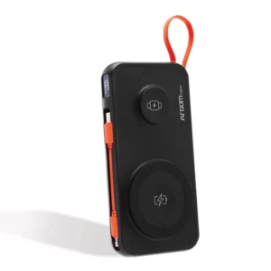 ARGOM MAGNETIC S10 - POWER BANK INALAMBRICA MAGNETICA 4 EN 1 DE 10,000 MHA