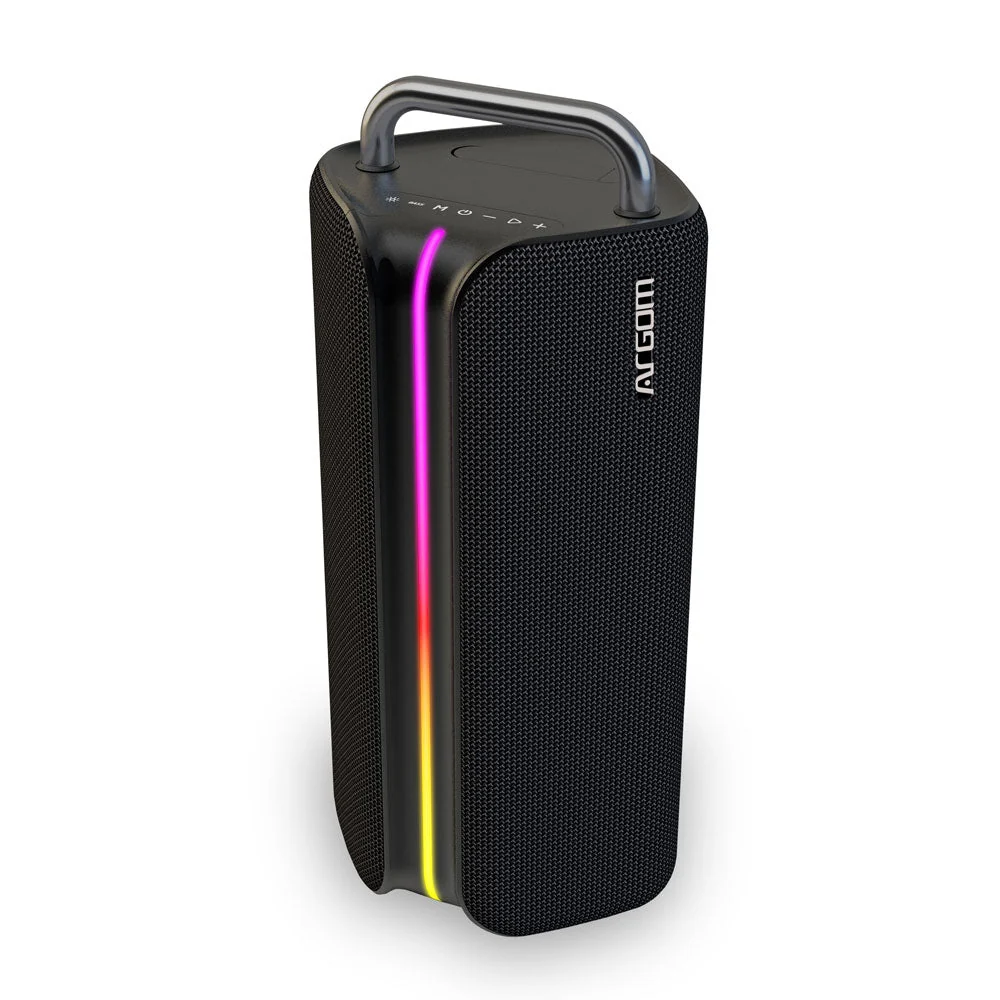 BOCINA ARGOM AMBIENCE 66 NEGRO - BT, 220W RMS, LUCES RGB, FUNCION TWS