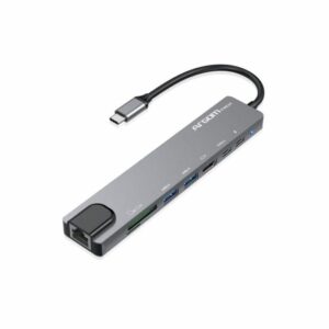 ADAPTADOR-DOCKING, TIPO C, 8 EN 1 DE AXESS CON TRANSFERENCIA DE PD DE 100 W