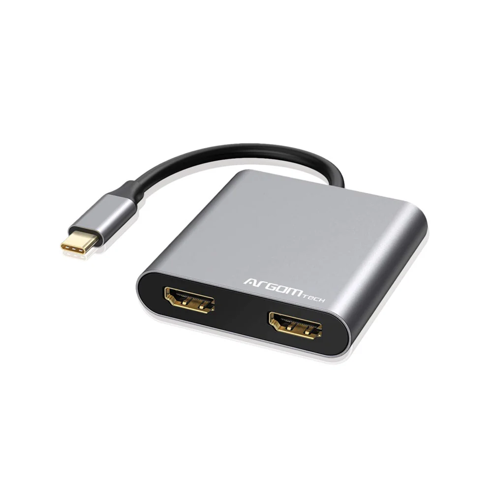 ADAPTADOR HDMI DUAL ONE AXESS 4 EN 1 CON USB 3.0 Y PASO PD DE 87 W