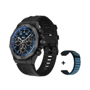SKEIWATCH ARGOM C71 NEGRO - PANTALLA AMOLED 1.43", 2 CORREAS, IP68