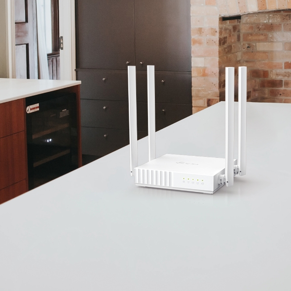 TP-LINK Archer C24 - V1 - enrutador inalámbrico conmutador de 4 puertos - Wi-Fi 5 - Doble banda