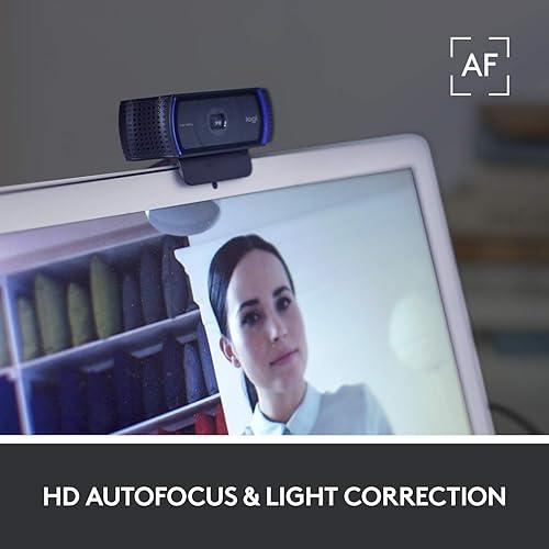 Logitech HD Pro Webcam C920S - Webcam - color - 1920 x 1080 - audio