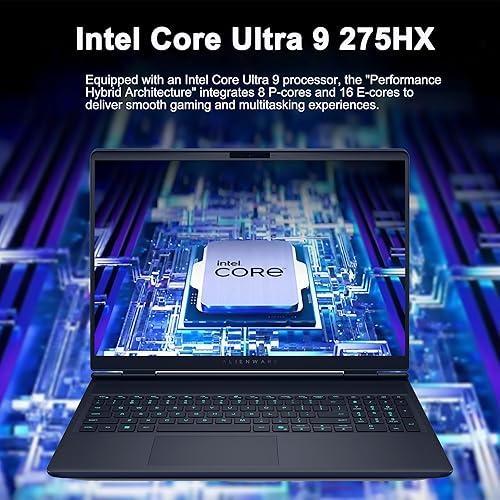 Dell Alienware - Notebook - 16" - Intel Core Ultra 9 290HX / 2.7 GHz - 32 GB - DDR5 SDRAM - SSD - NVIDIA GeForce RTX 5070 - Windows 11 Home - Spanish