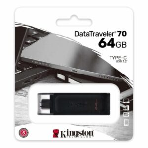 Kingston DataTraveler 70 - Unidad flash USB - 64 GB - USB-C 3.2 Gen 1