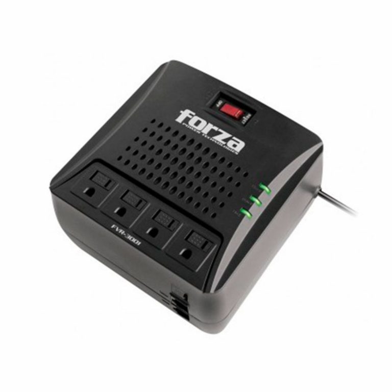 Forza FVR Series FVR-3001 - Regulador automático de voltaje - CA 110/120 V - 1500 vatios - 3000 VA - conectores de salida: 4