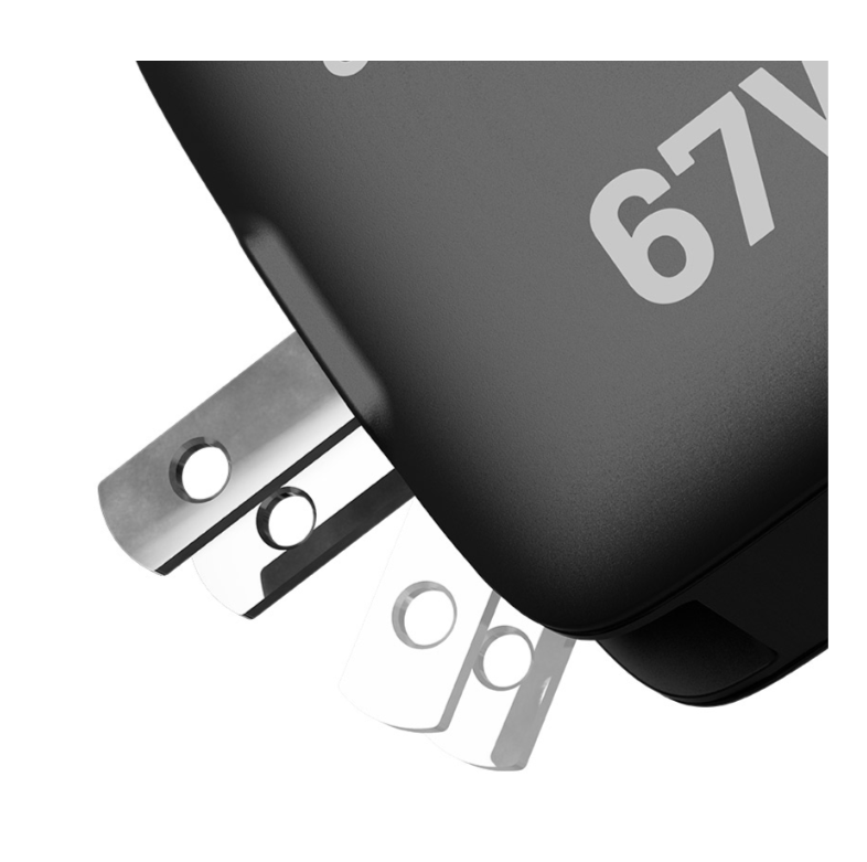 KX Wall Charger 67W KMC-500 2xUSB-C PD3.0 + USB-A QC3.0 GAN
