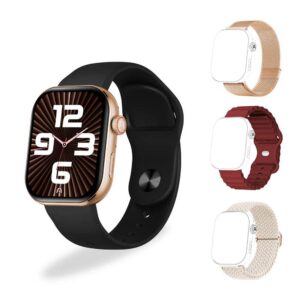 SKEIWATCH ARGOM S40 ROSE GOLD - PANTALLA TFT 2.01", 4 CORREAS, RESISTENCIA IP67