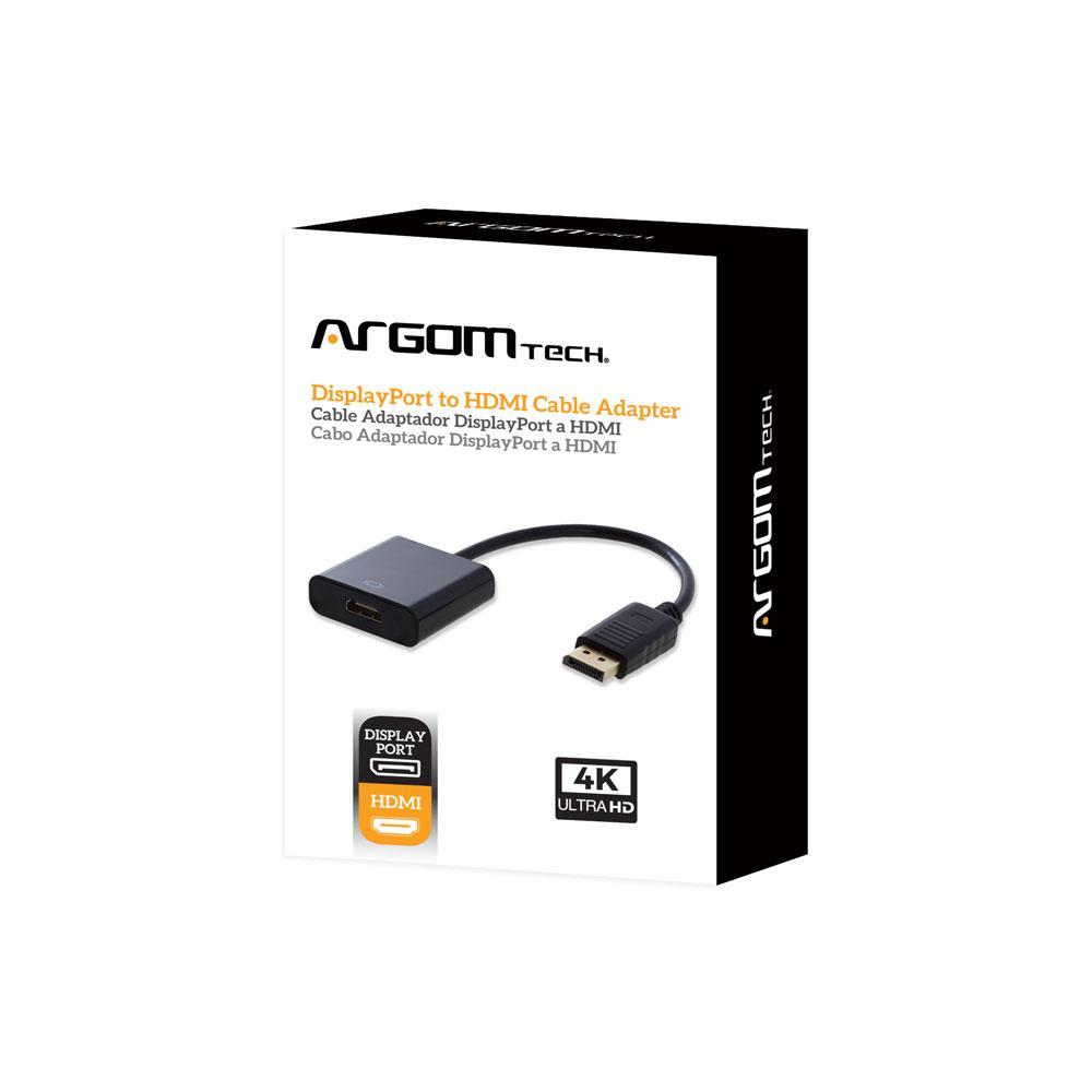 CABLE ADAPTER ARGOM DISPLAY PORT TO HDMI 6"/15CM ARG-CB-0059