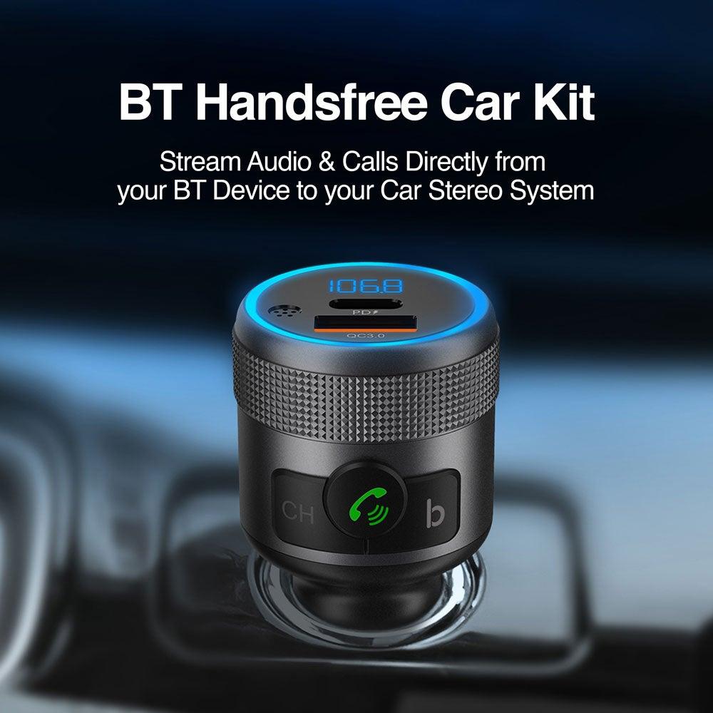 CONECTOR BLUETOOTH P-CARRO DOS PUERTOS DE CARGA RÁPIDA, MEGA BAJOS