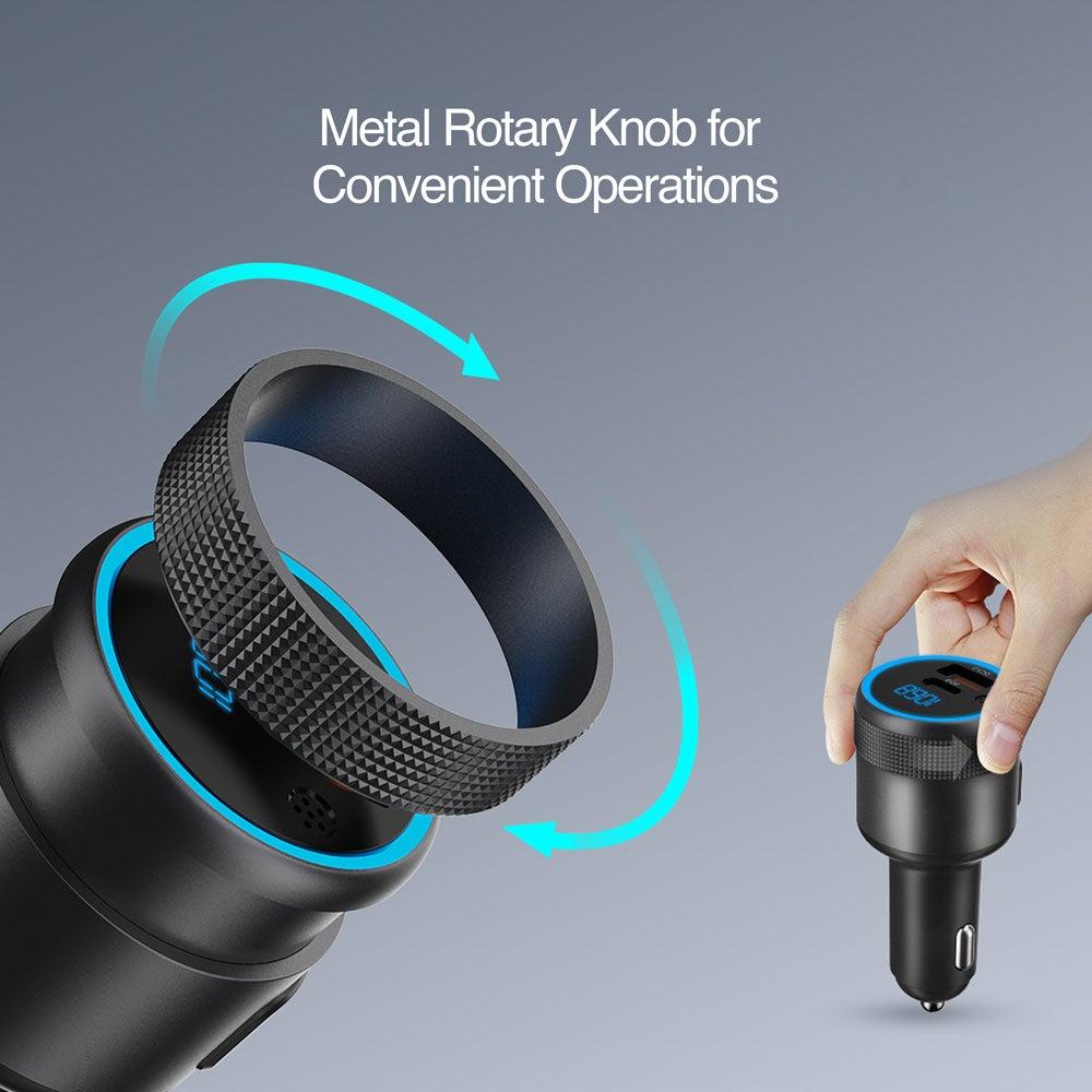 CONECTOR BLUETOOTH P-CARRO DOS PUERTOS DE CARGA RÁPIDA, MEGA BAJOS